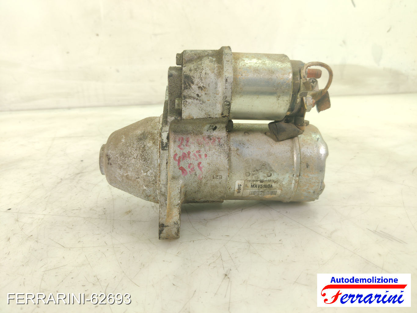 Motorino Avviamento OPEL ASTRA H A04 1.7 CDTI 2004-2010 MAV5160A, 98014743 6