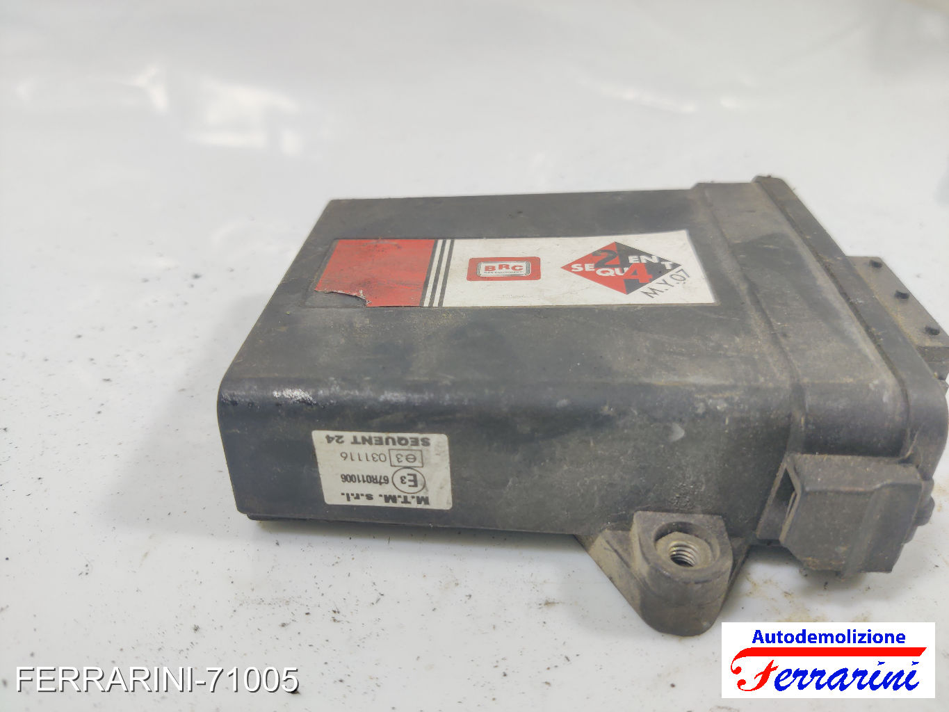 Centralina Gpl FIAT PANDA 169 1.2 2003-2012 DE8170002, SEQUENT24, AAB1912CGC 7