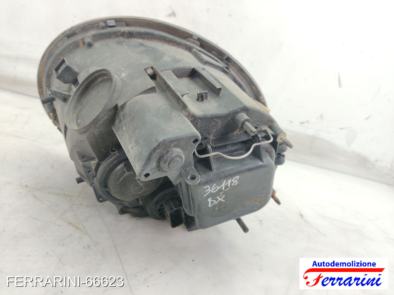Faro Anteriore MINI - R50, R53 2003-2006 destro, dx 63126961346, 0301218202 6