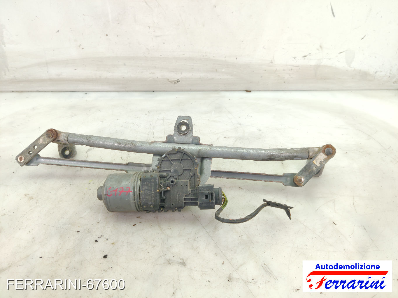 Spazzacqua Motorino Tergicristallo VW GOLF 4 VARIANT 1J5 1999-2001 anteriore