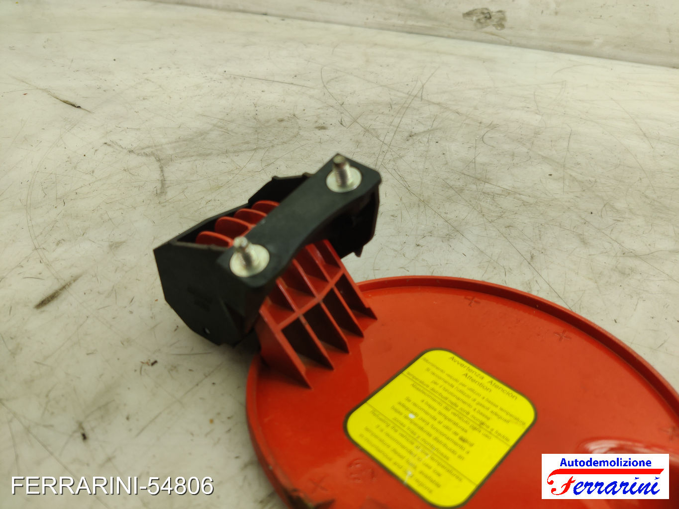 Sportellino Carburante LANCIA YPSILON 843 2006-2011 159/A ROSSO ALBERTI
