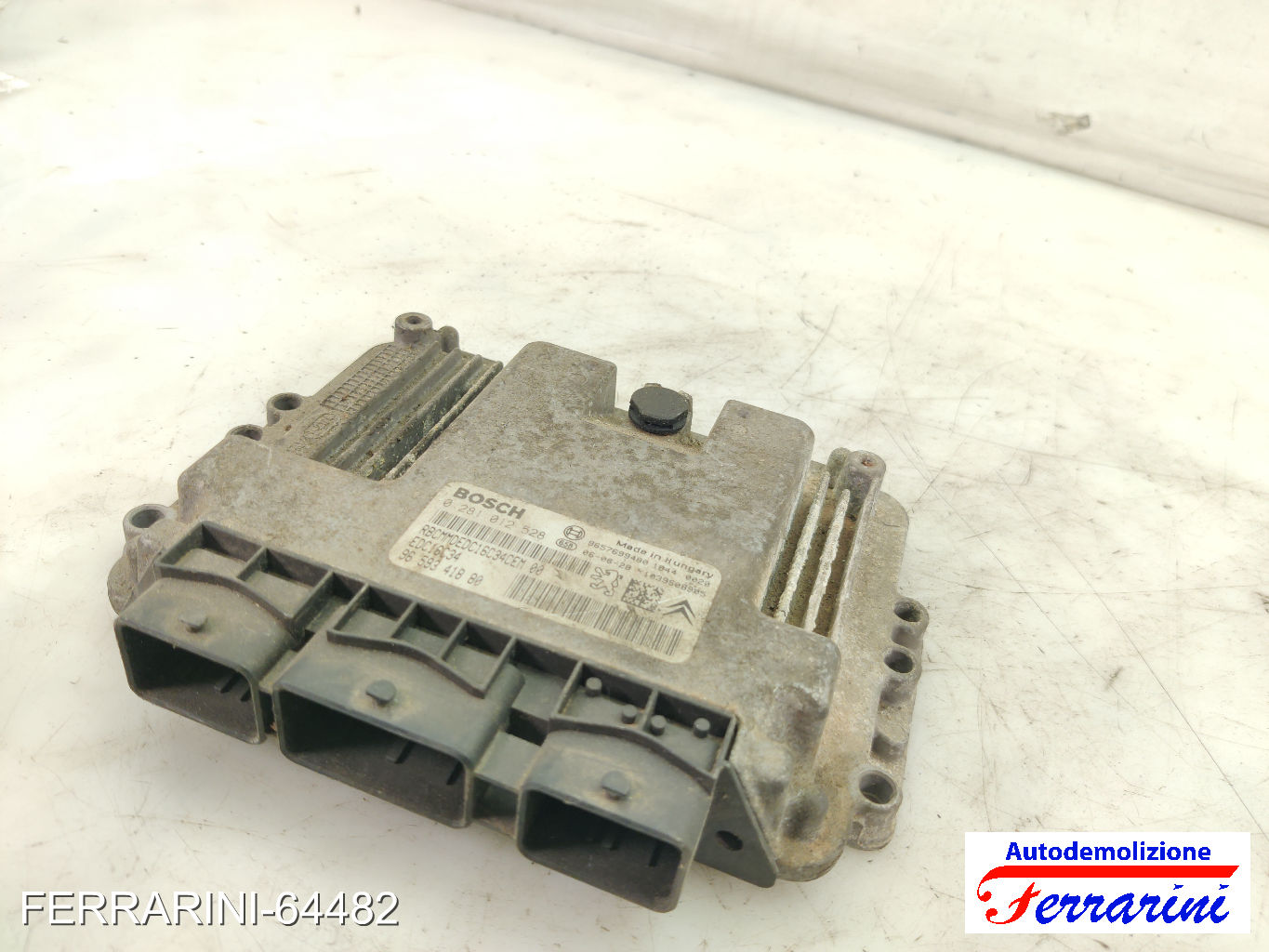 Centralina Motore PEUGEOT 206 SW 2E/K 1.4 HDI 2002-2007 9659341880, 9664620780
