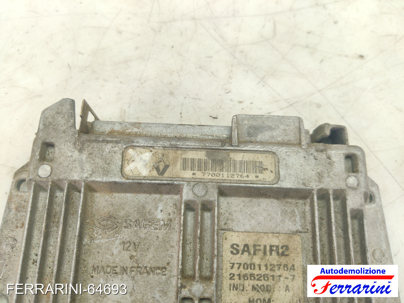 Centralina Motore RENAULT CLIO 2 BB, CB 1.2 1998-2010 7700112764, 7700868294