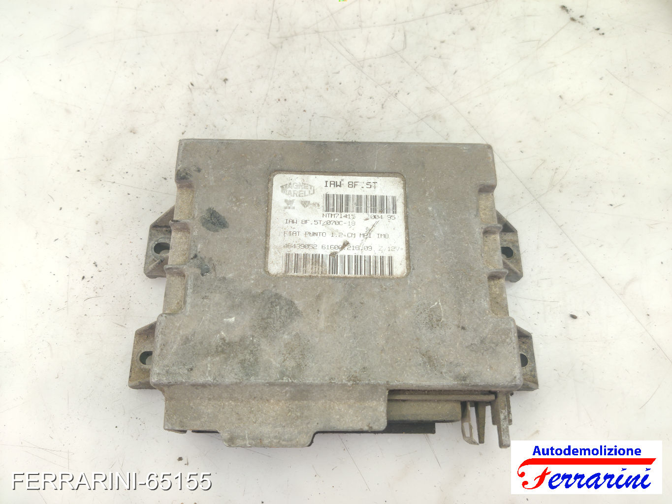 Centralina Motore FIAT PUNTO 176 75 1.2 1993-1999 46439052, 26160021809