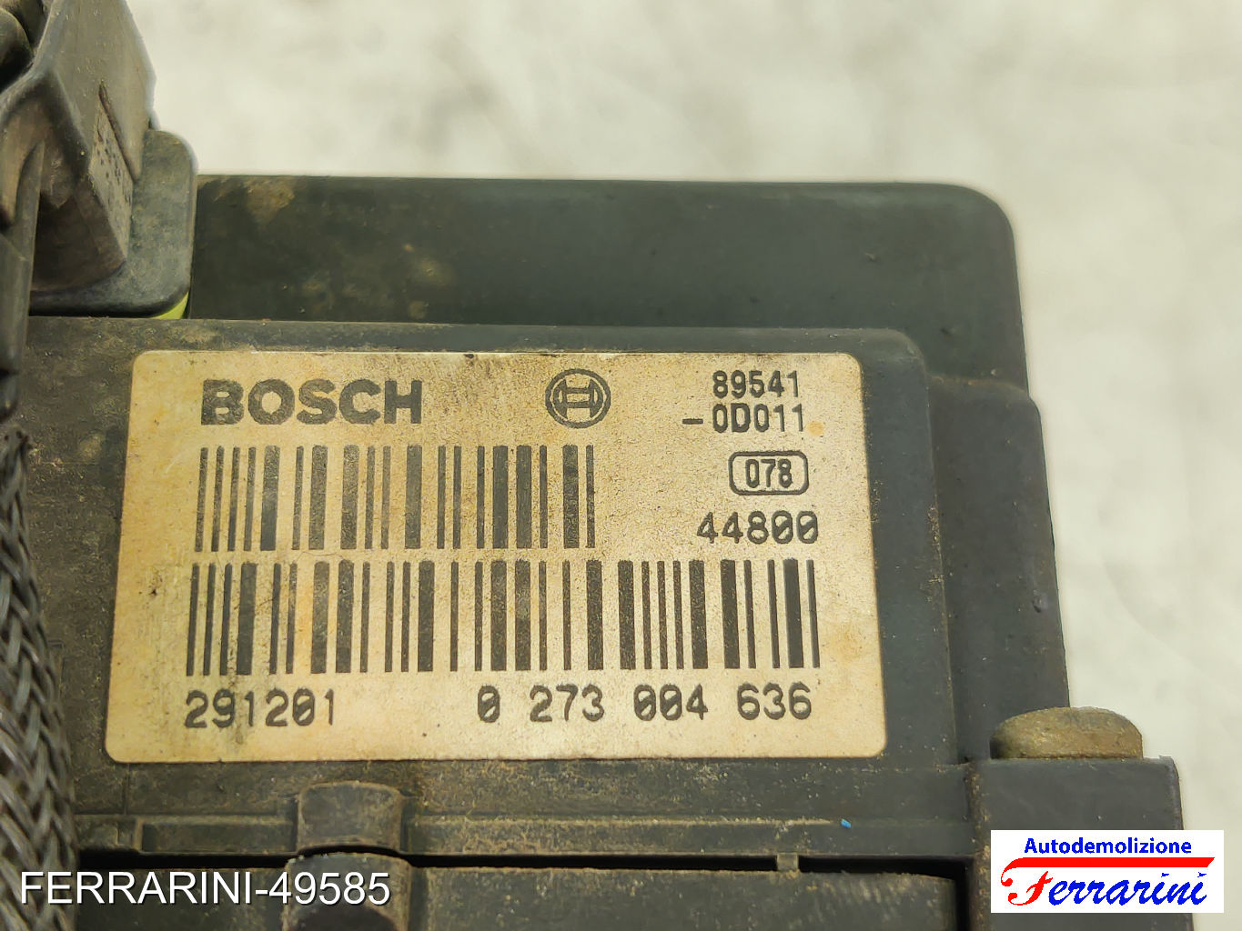 Centralina Pompa Abs TOYOTA YARIS P1 1.3 2002-2005 0273004636, 0265216904