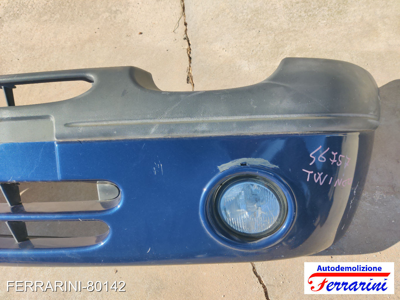 Paraurti RENAULT TWINGO 1 C06 1996-2007 Frontale 7700420889, 510201, 95102503