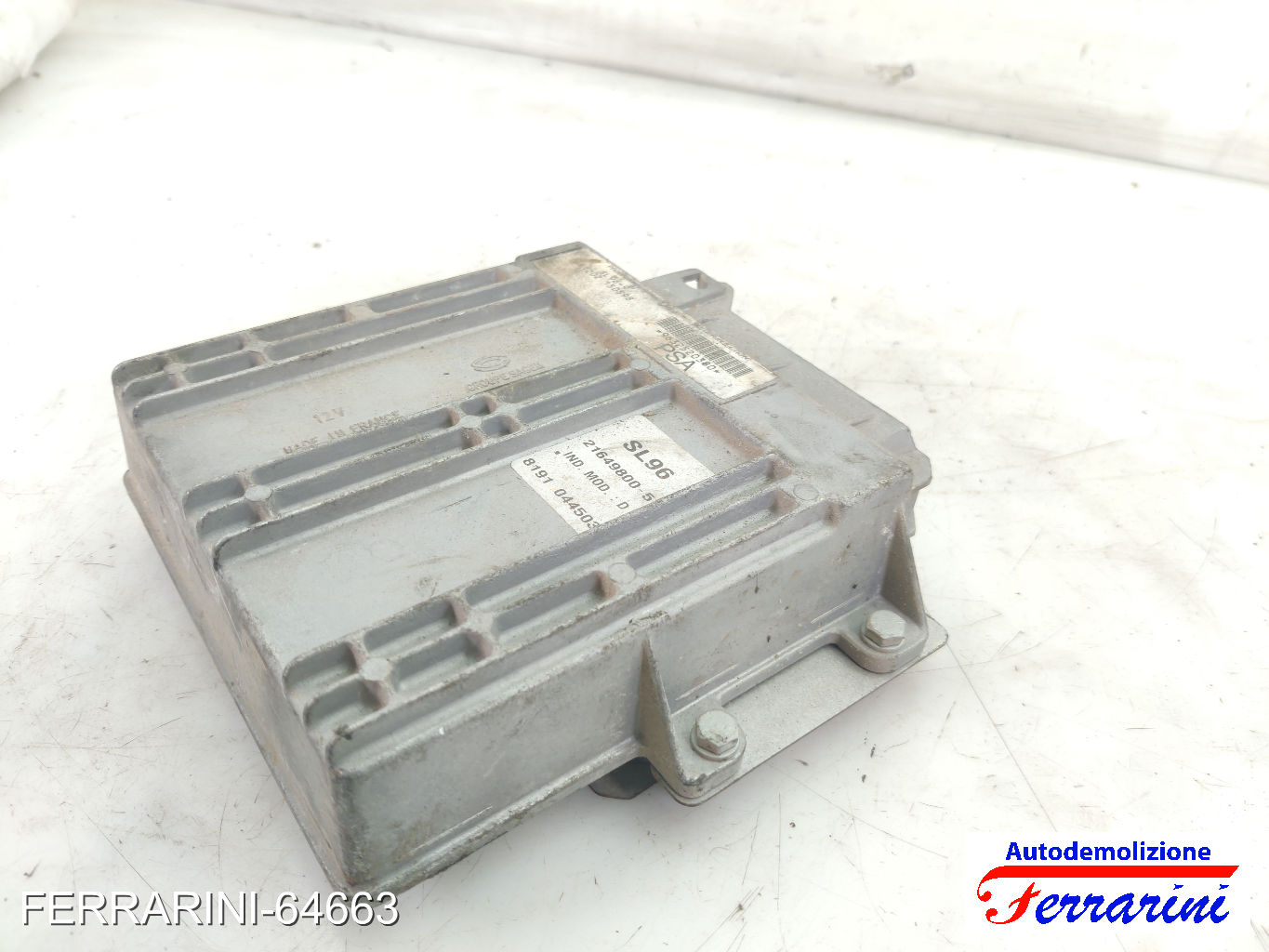 Centralina Motore CITROEN BERLINGO GFK, GJK, MF 1.4I 1996-2011 9632520380
