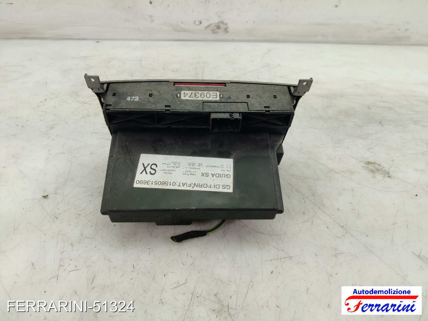 automatico bizona Tastiera Clima ALFA ROMEO GT 937 2003-2010 anteriore, frontale 9