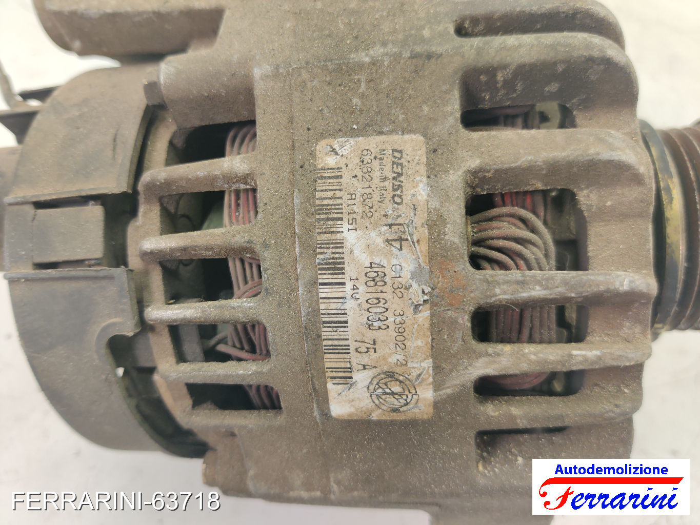 Alternatore LANCIA Y 840 1.2 16V 1997-2003 46816033, 63821872, 63321872 9