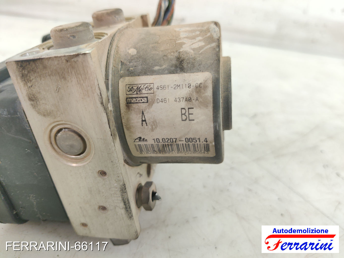 Centralina Pompa Abs FORD FIESTA 5 JD, JH 1.4 TDCI 2001-2008 4S612M110CC 6