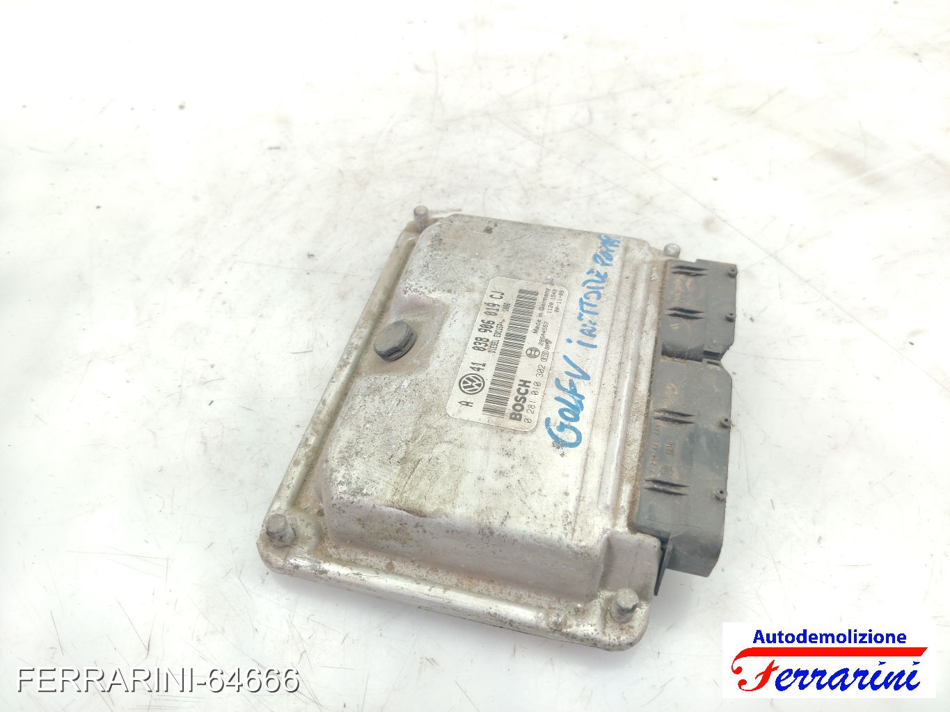 Centralina Motore VW GOLF 4 VARIANT 1J5 1.9 TDI 1999-2001 038906019CJ