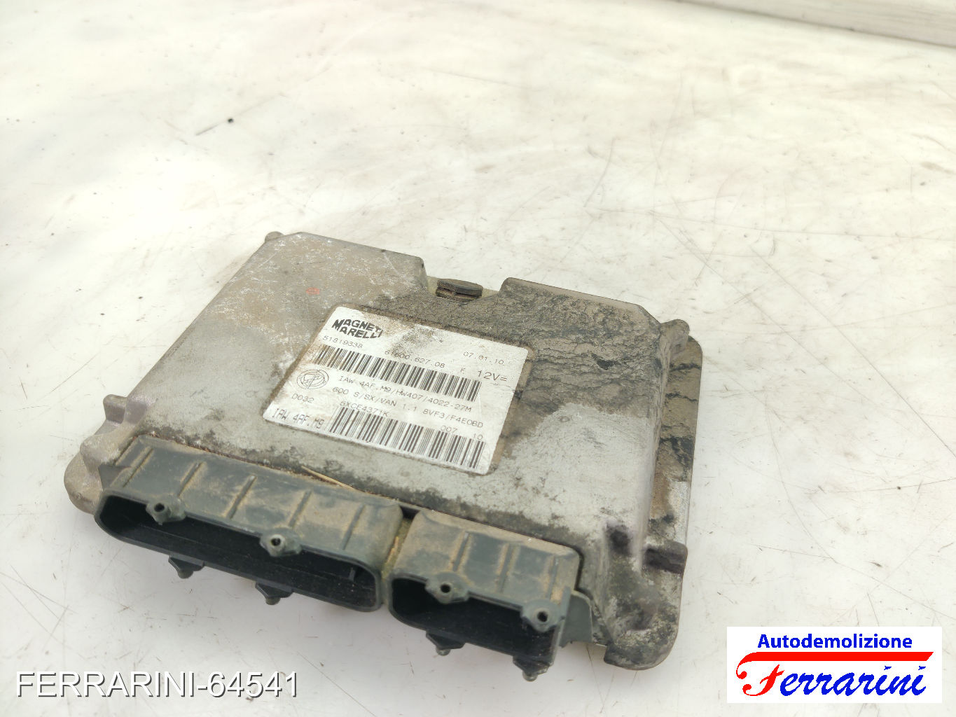 Centralina Motore FIAT SEICENTO 600 287 1.1 1998-2010 51819338, 55187372