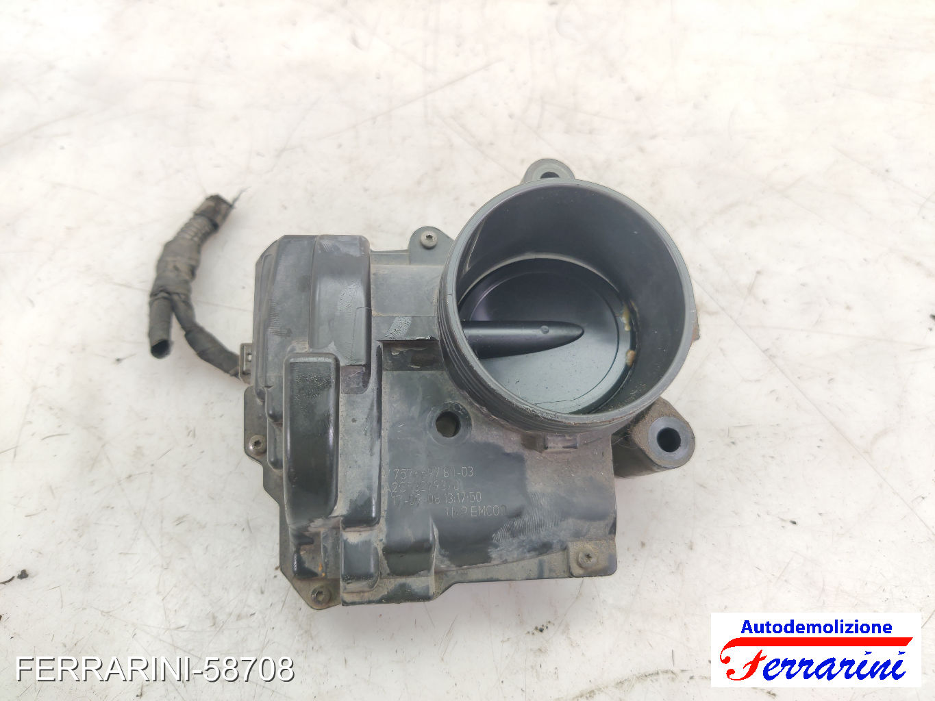 Corpo Farfallato PEUGEOT 207 SW WK 1.6 16V 2007-2013 V757669780, V862419080 9