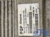 Centralina Motore LANCIA YPSILON 843 1.3 D MULTIJET 2006-2011 55202548