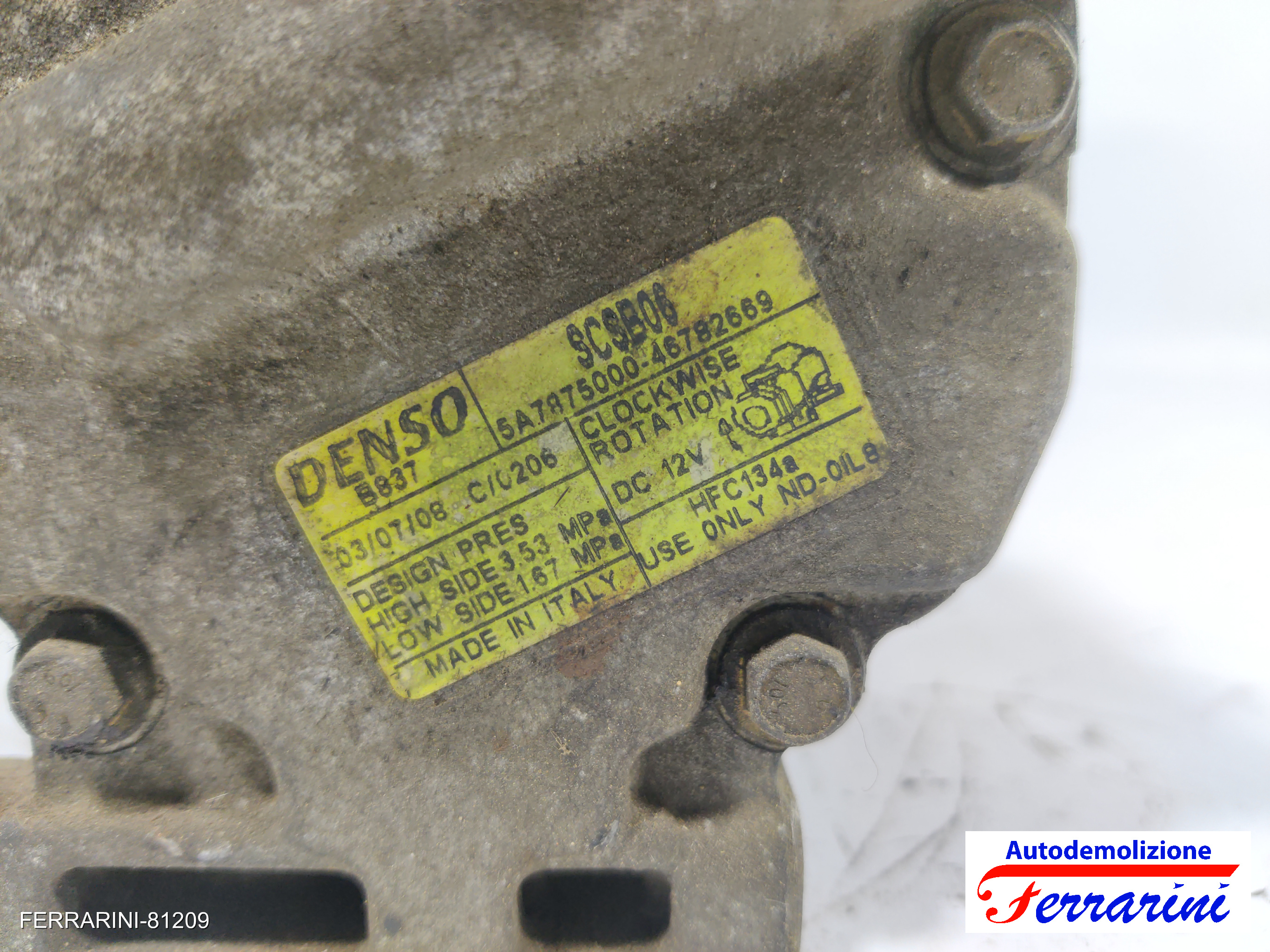 Compressore Clima LANCIA YPSILON 843 1.2 2003-2011