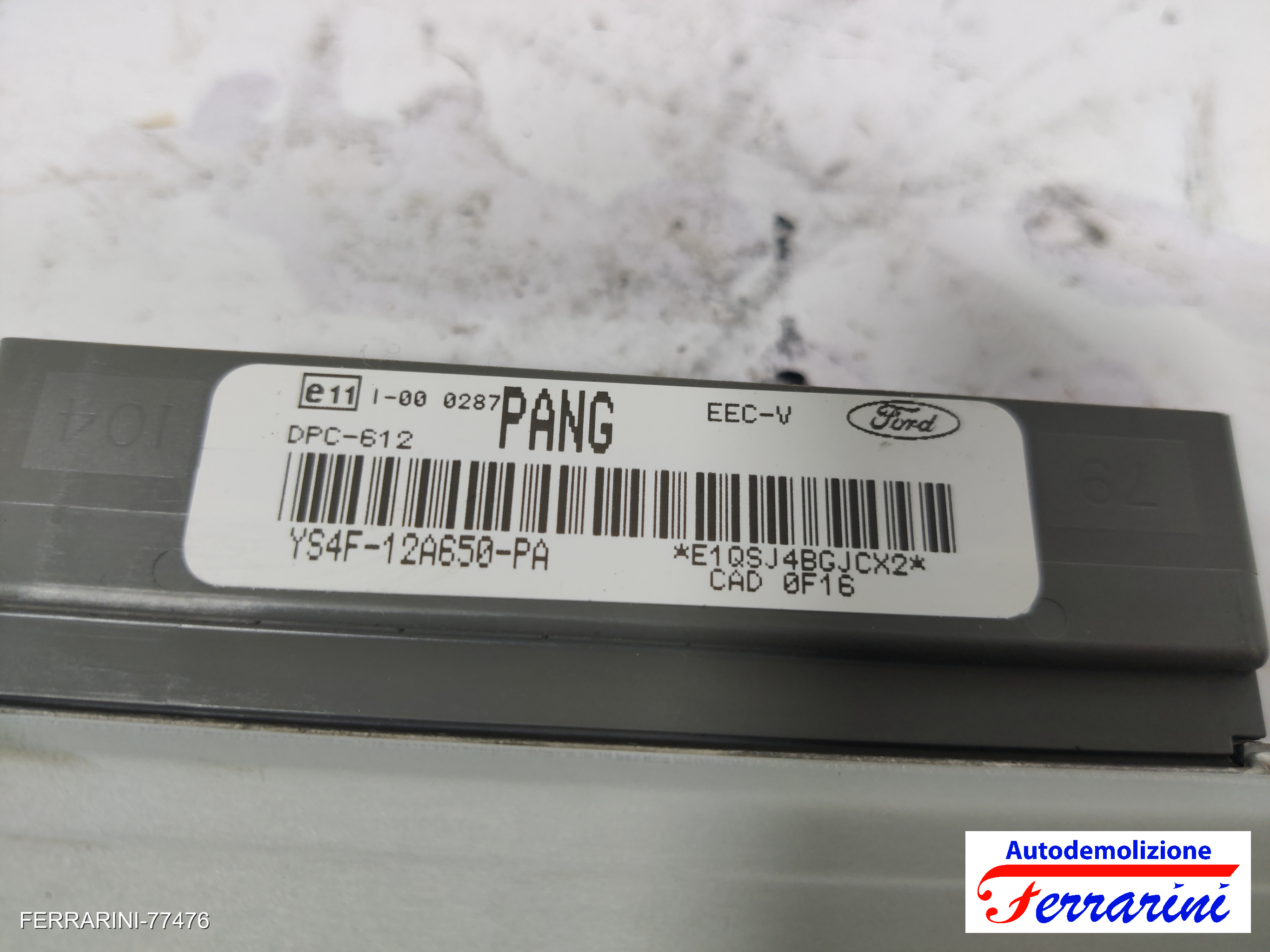 Centralina Motore FORD FOCUS SW DNW 1.8 TURBO DI/TDDI 1999-2004 YS4F12A650PA 6