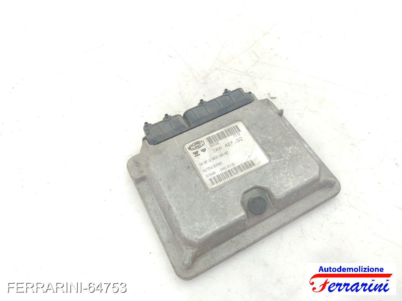 Centralina Motore FIAT MULTIPLA 186 1.6 16V BIPOWER 2001-2010 55184484, 350YCL62