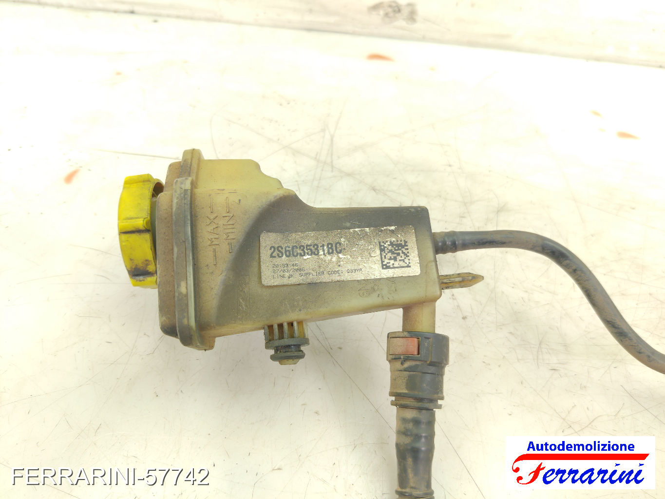 serbatoio olio servosterzo FORD FIESTA 5 JD, JH 1.4 TDCI 2001-2008 1251765
