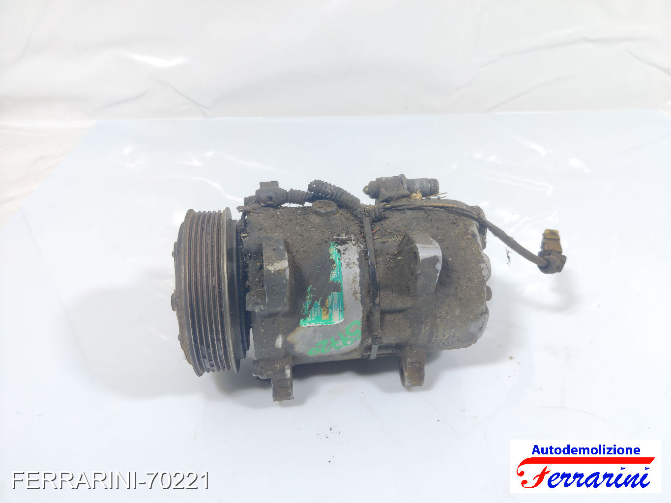 Compressore Clima CITROEN BERLINGO M 1.9 D 70 1999-2011 6453TE, 9646416780 9