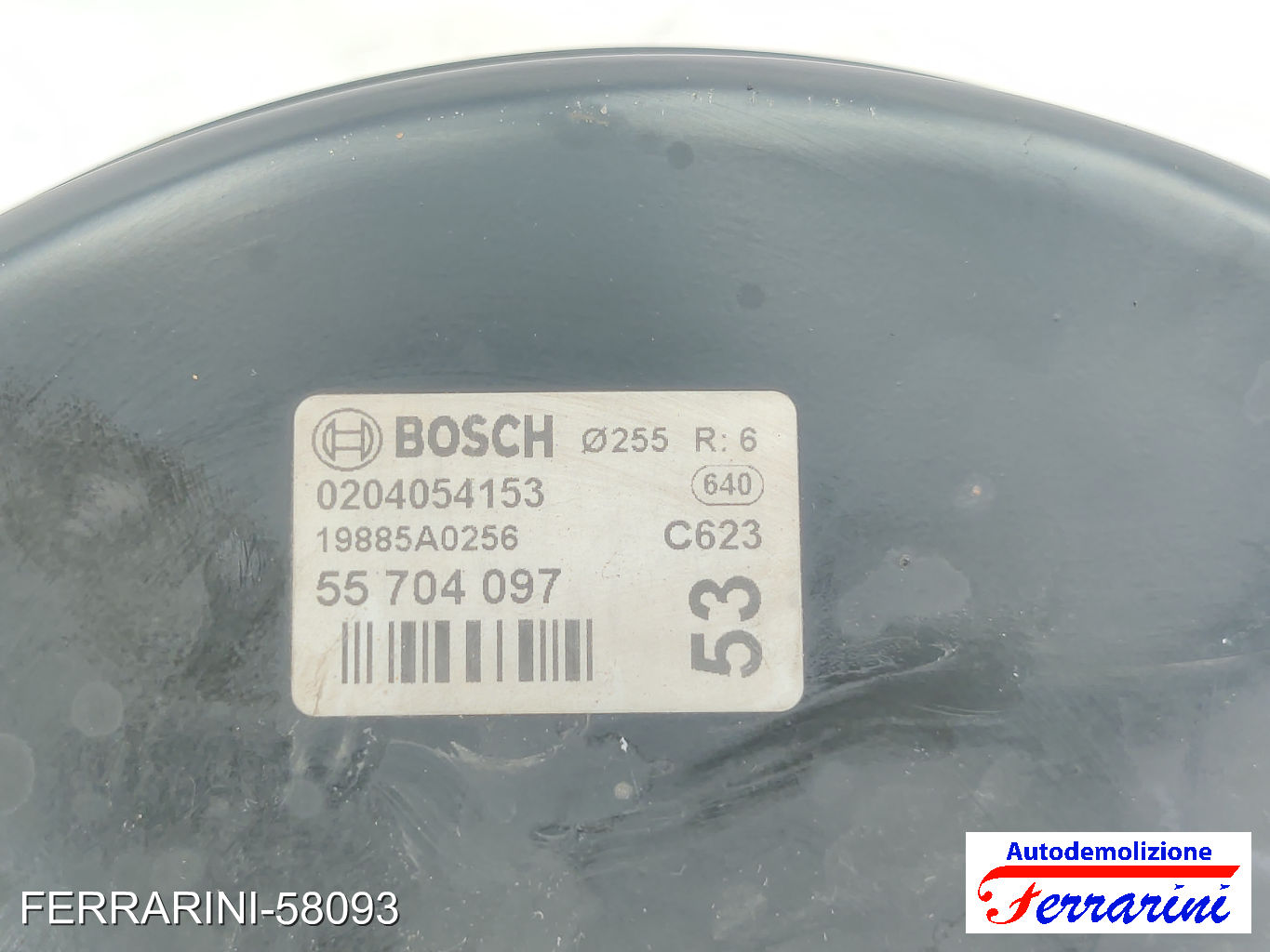 Servofreno FIAT GRANDE PUNTO 199 1.2 2005-2009 55704097, 77365714, 51837271