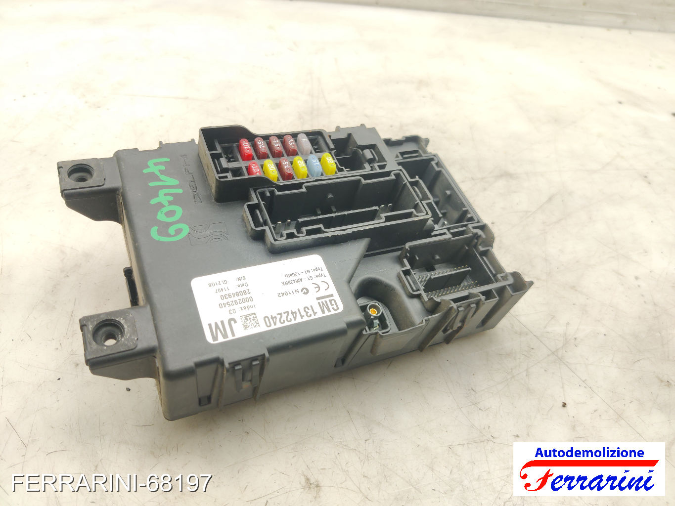 Body Computer OPEL CORSA D S07 1.2 2006-2014 13142240, GL21G8, 11407 10