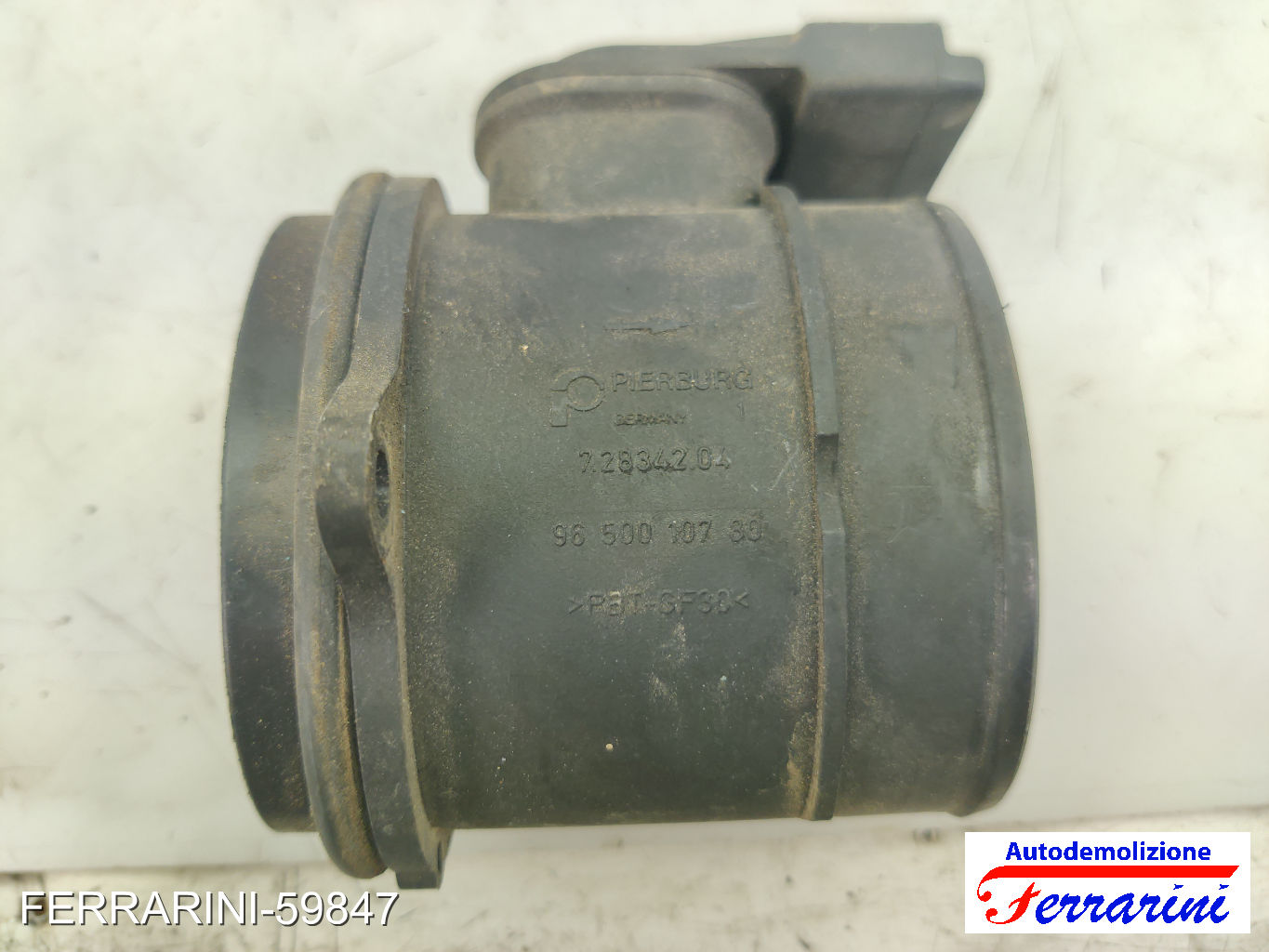 Debimetro PEUGEOT 307 3A/C 1.6 HDI 2005-2009 9650010780, PBTGF30, 1610874680
