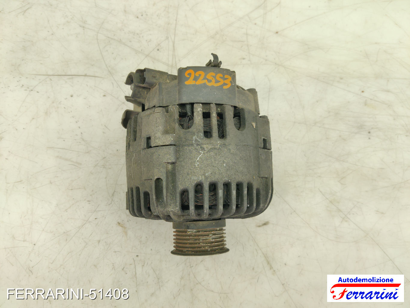 Alternatore CITROEN C3 1 FC, FN 1.4 HDI 2002-2009 9646476280, 57058G, 9646049980 7