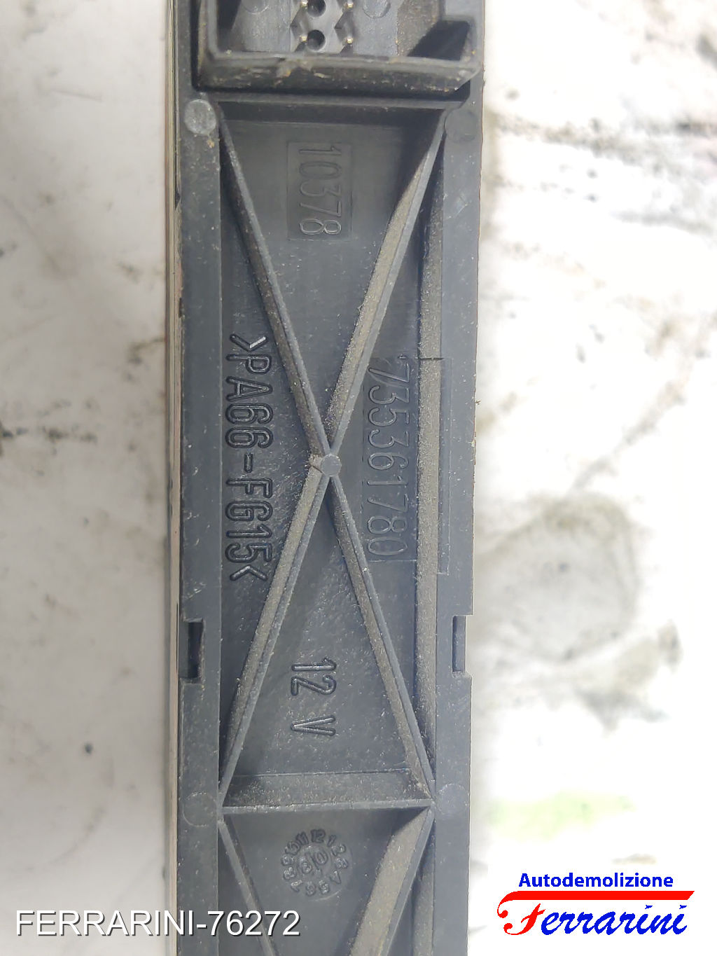 Pulsantiera quattro frecce fendinebbia comandi ALFA ROMEO 147 937 2001-2010