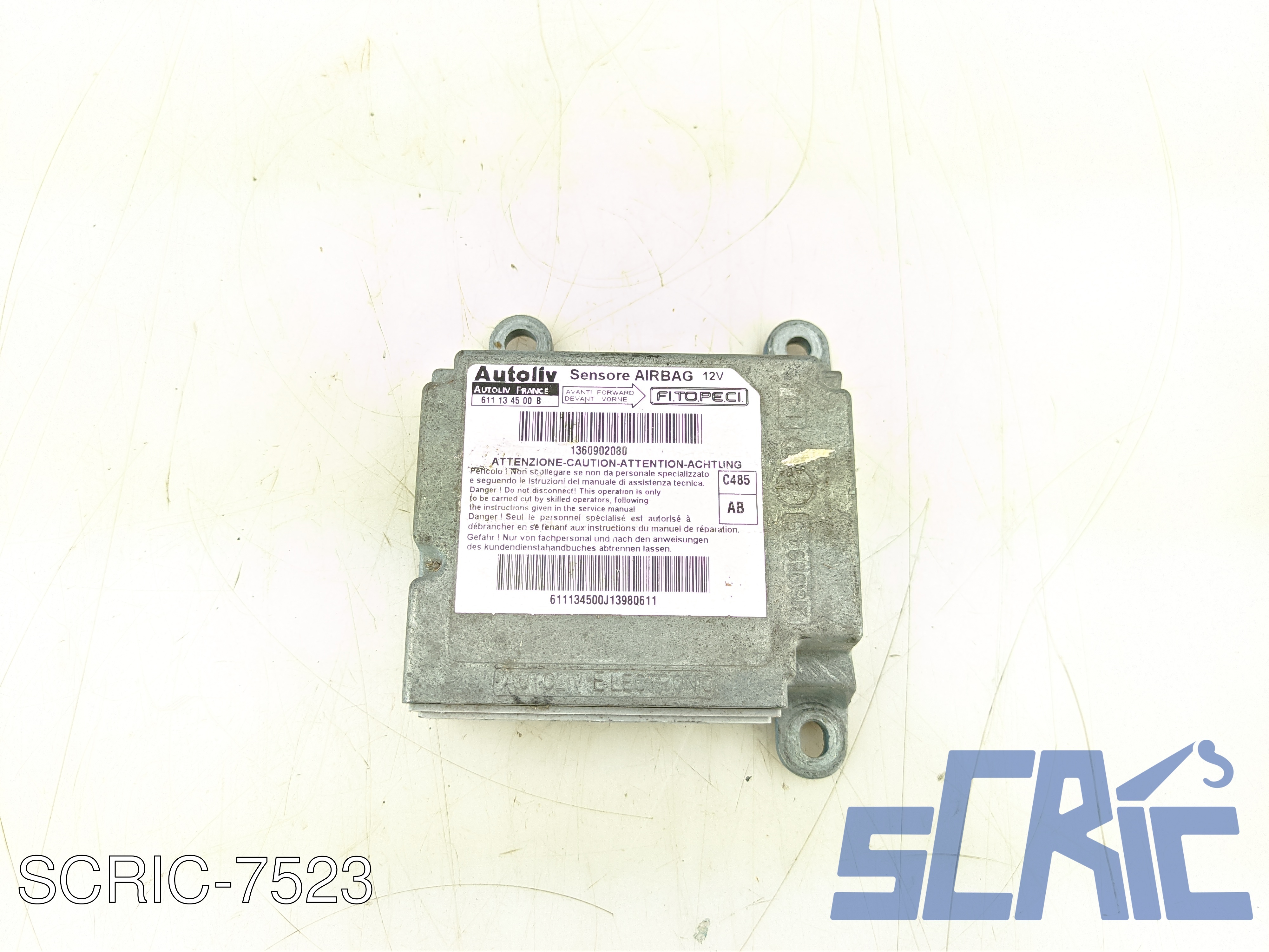 Centralina Airbag CITROEN NEMO AA 2008-2010 1360902080, 611134500B, 00709