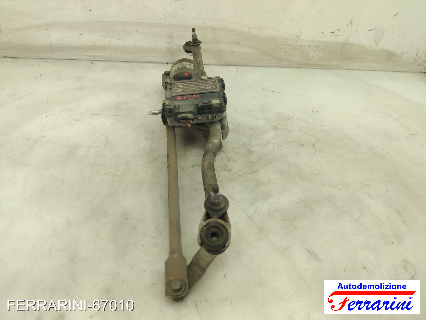 Spazzacqua Motorino Tergicristallo AUDI A3 8P1 2003-2012 anteriore, frontale