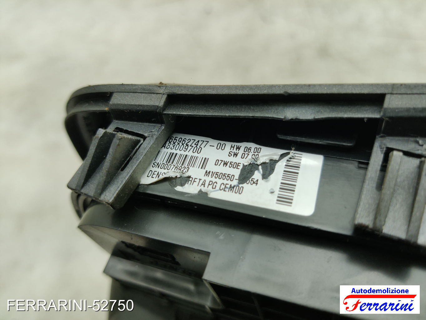 destra Tastiera Clima CITROEN C4 PICASSO 1 UD 2006-2013 anteriore, frontale