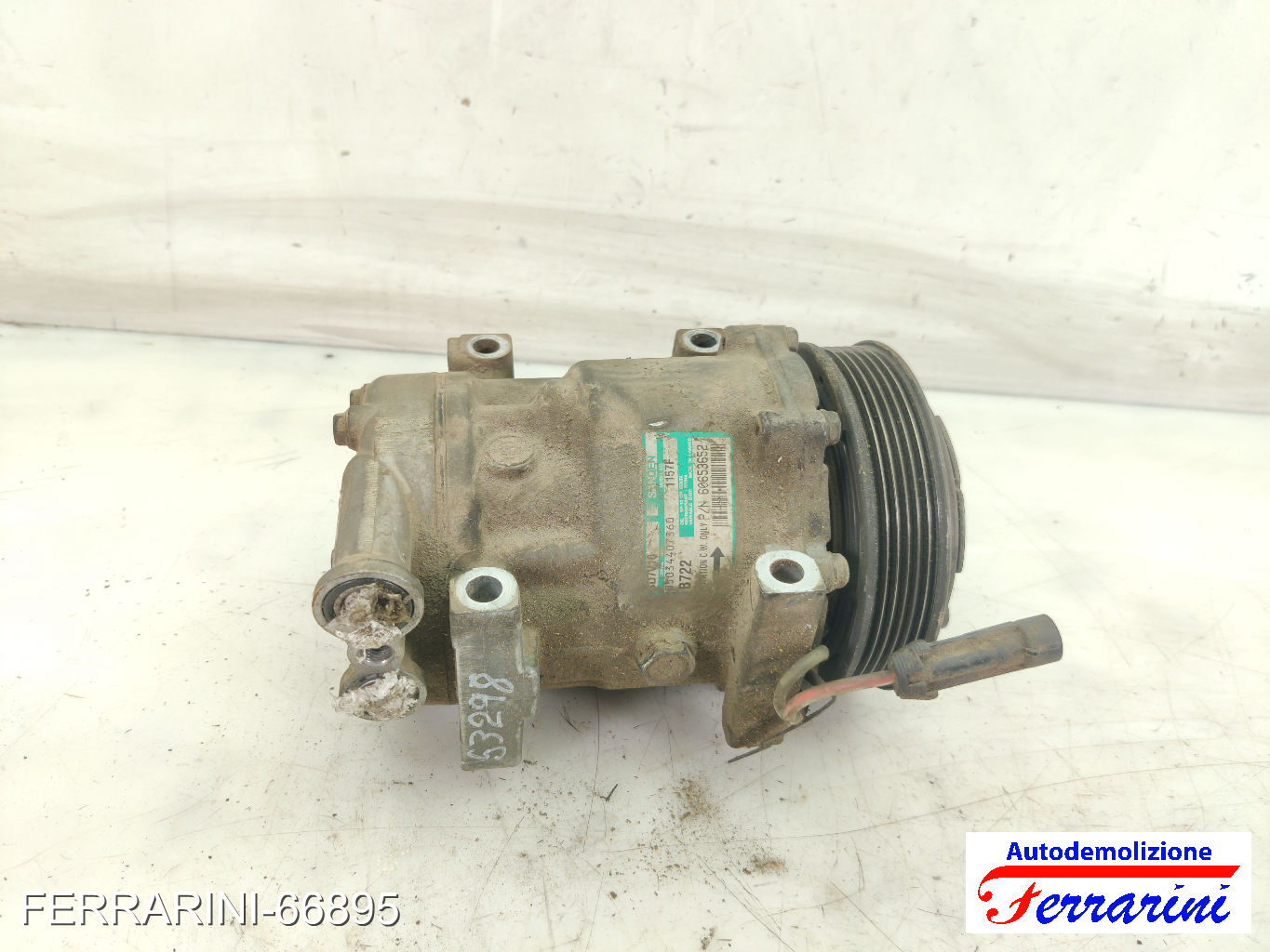 Compressore Clima ALFA ROMEO 147 937 1.9 JTD 2001-2010 60653652, 09034407360 7