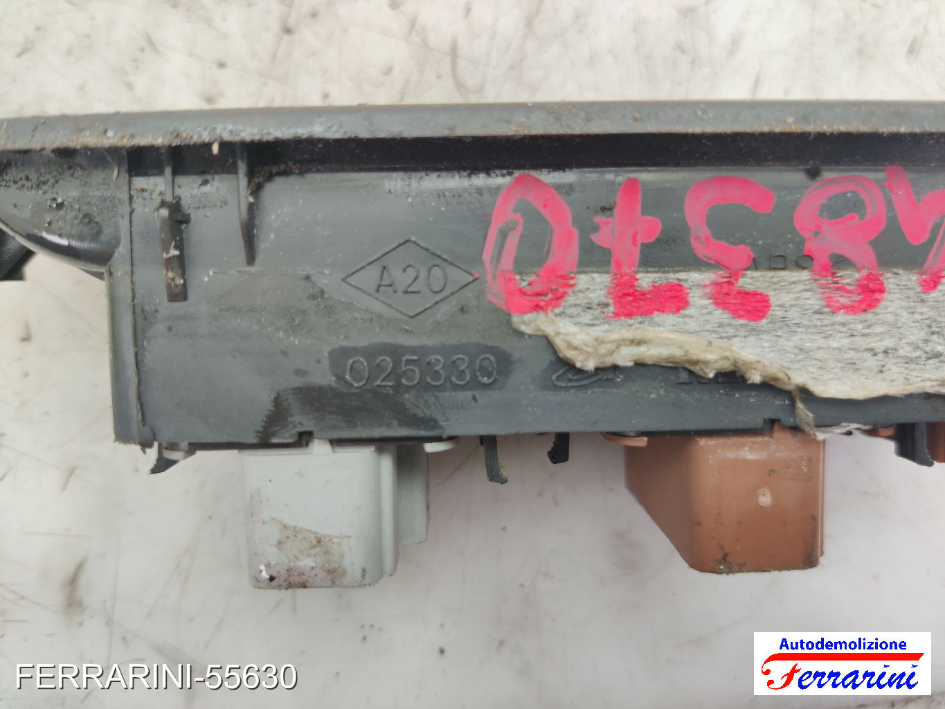 Pulsantiera Tastiera Alzavetro RENAULT MEGANE 2 KM 2003-2009 sinistra, sx