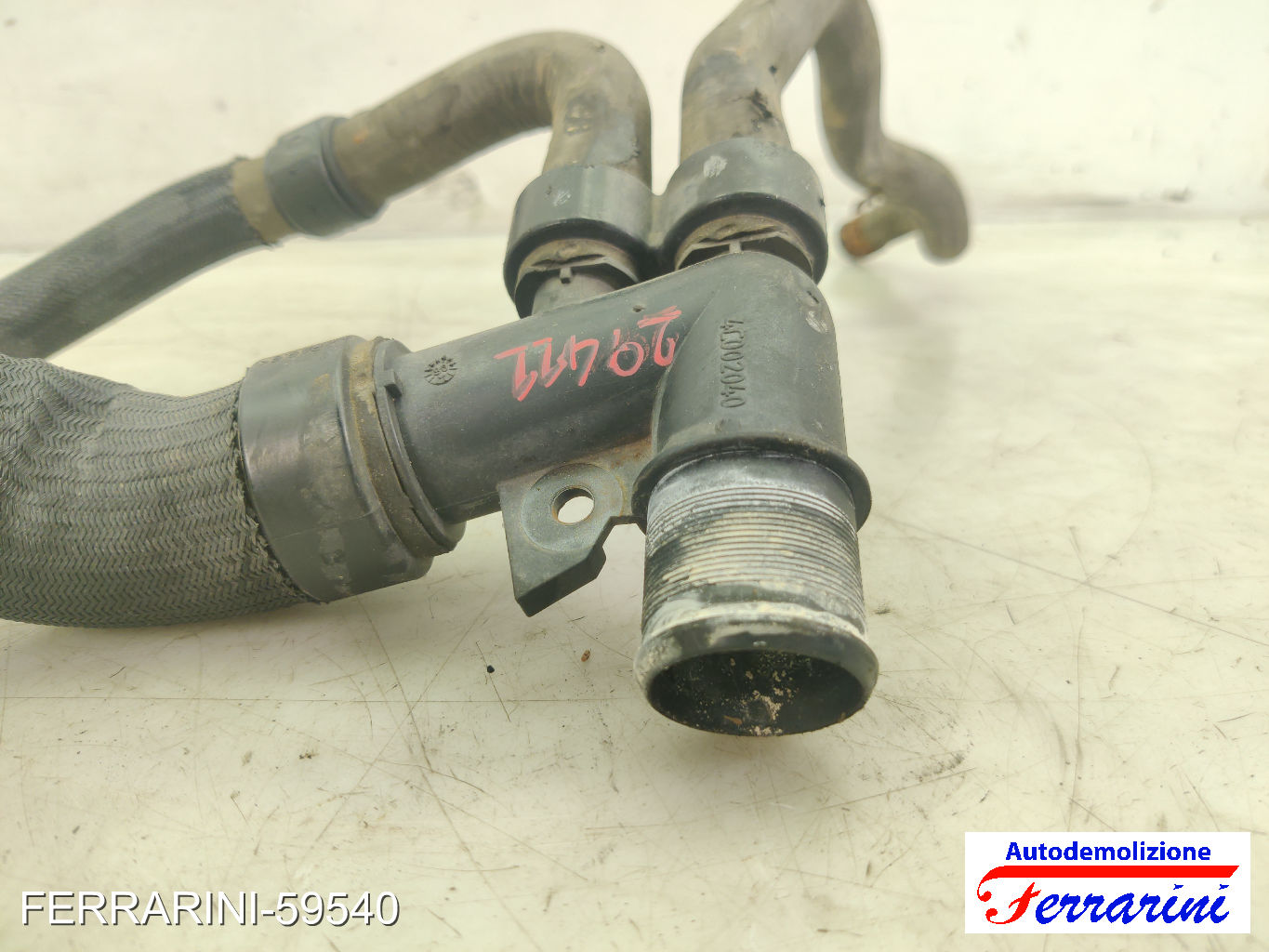5FW gruppo tubi raffreddamento PEUGEOT 207 SW WK 1.6 16V 2007-2013 1351VF 8