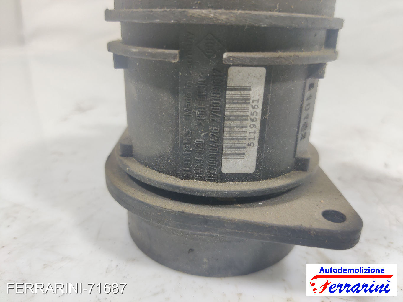 Debimetro RENAULT SCENIC 3 JZ0/1 1.5 DCI 2009-2023 5WK97021, 8200682558