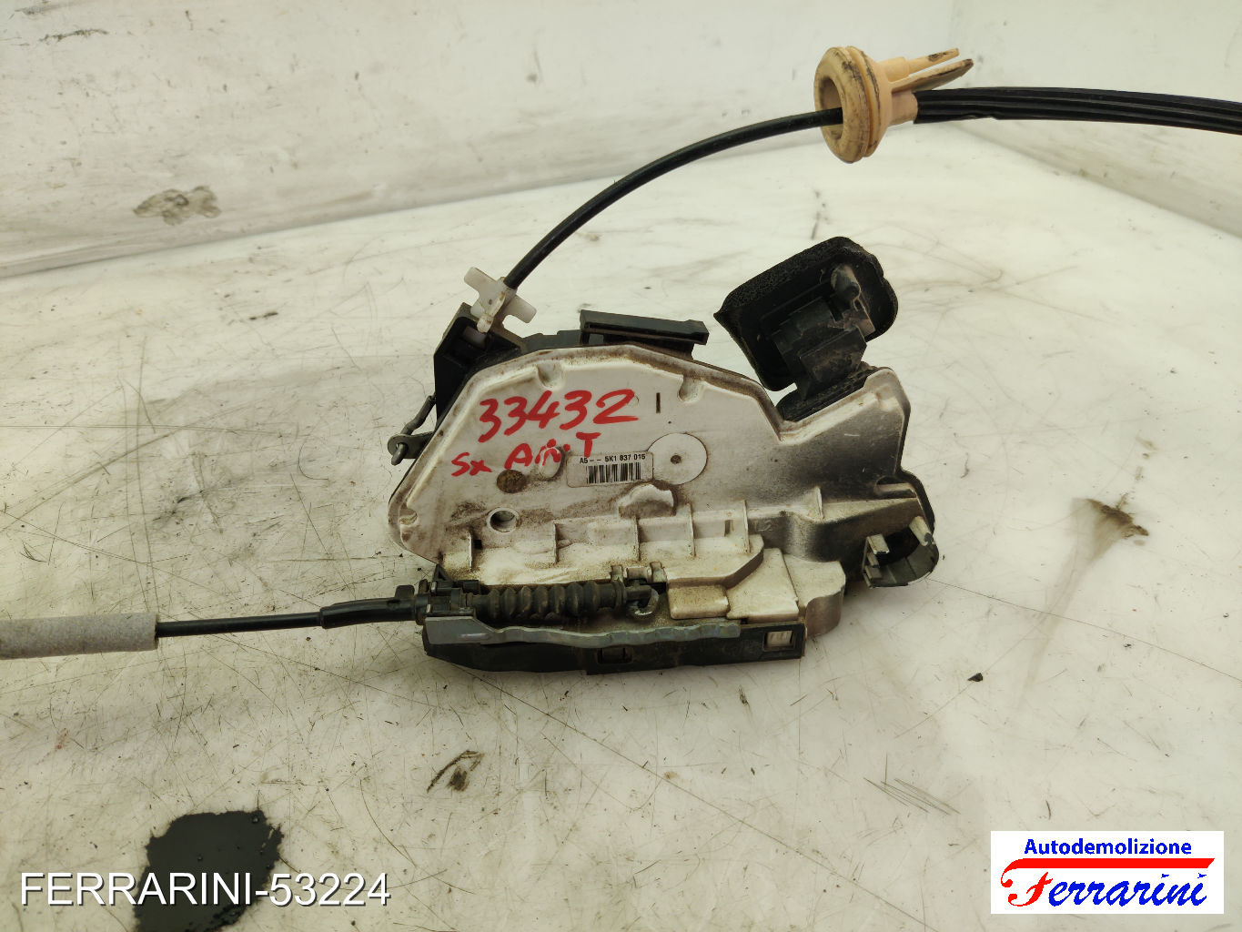 Serratura Porta VW GOLF 6 5K1 2008-2013 sinistro, sx, frontale, anteriore