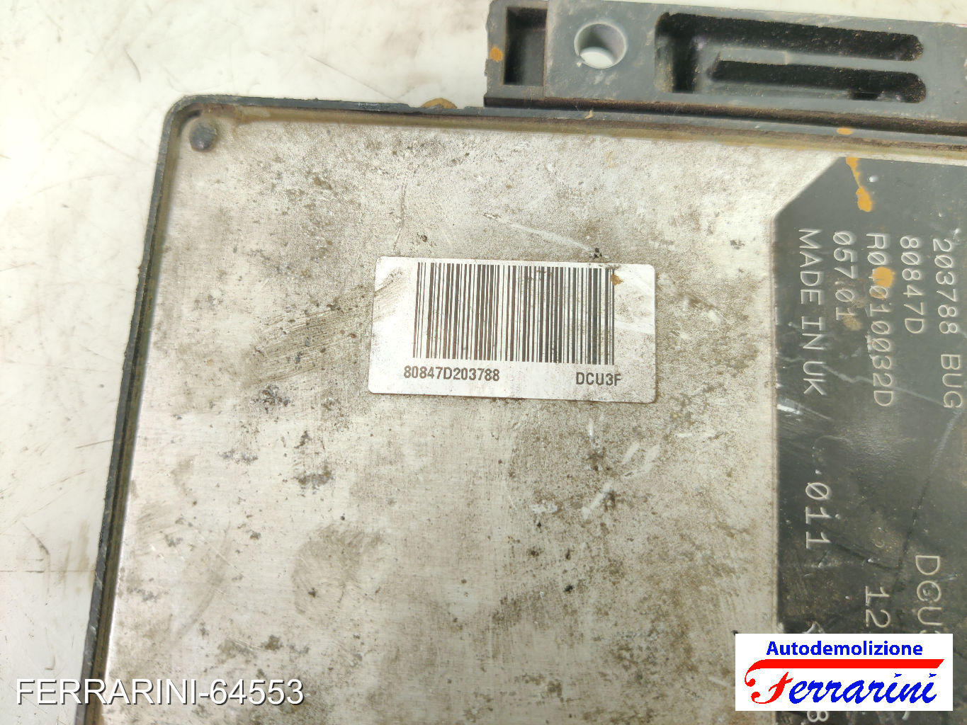 Centralina Motore FIAT PUNTO 188 1.9 DS 60 1999-2012 46763751, F46763751