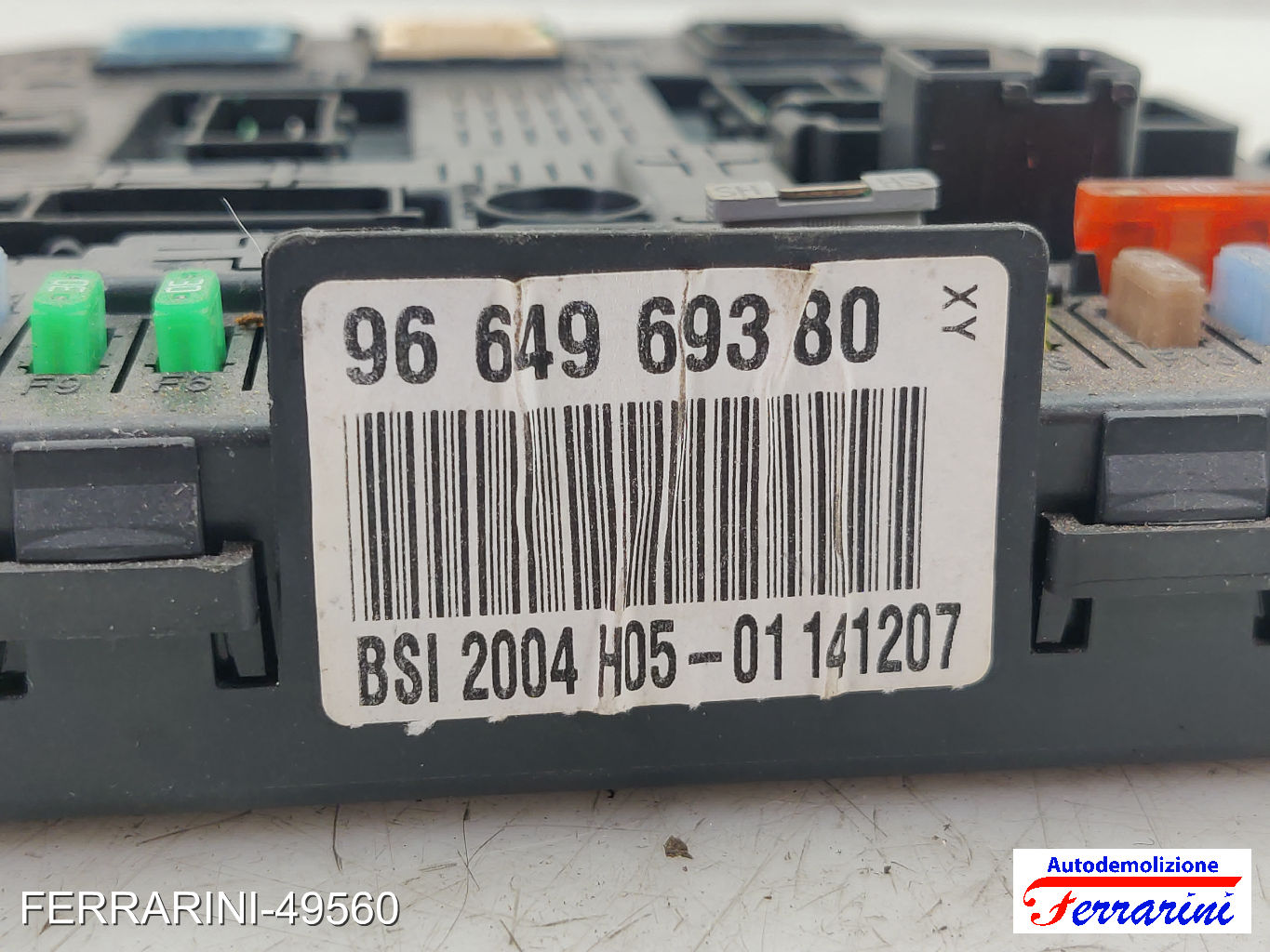Body Computer PEUGEOT 307 BREAK 3E 1.6 HDI 2005-2008 9664969380, 281215546