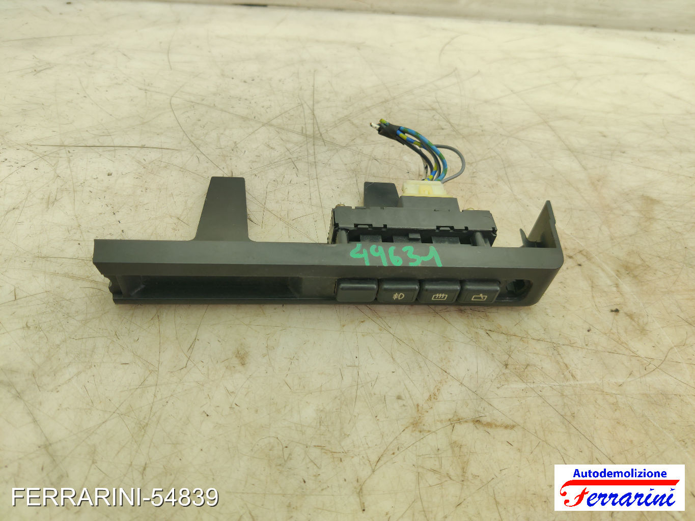 Interruttore tergilunotto retronebbia FIAT UNO 146 1984-1995 10