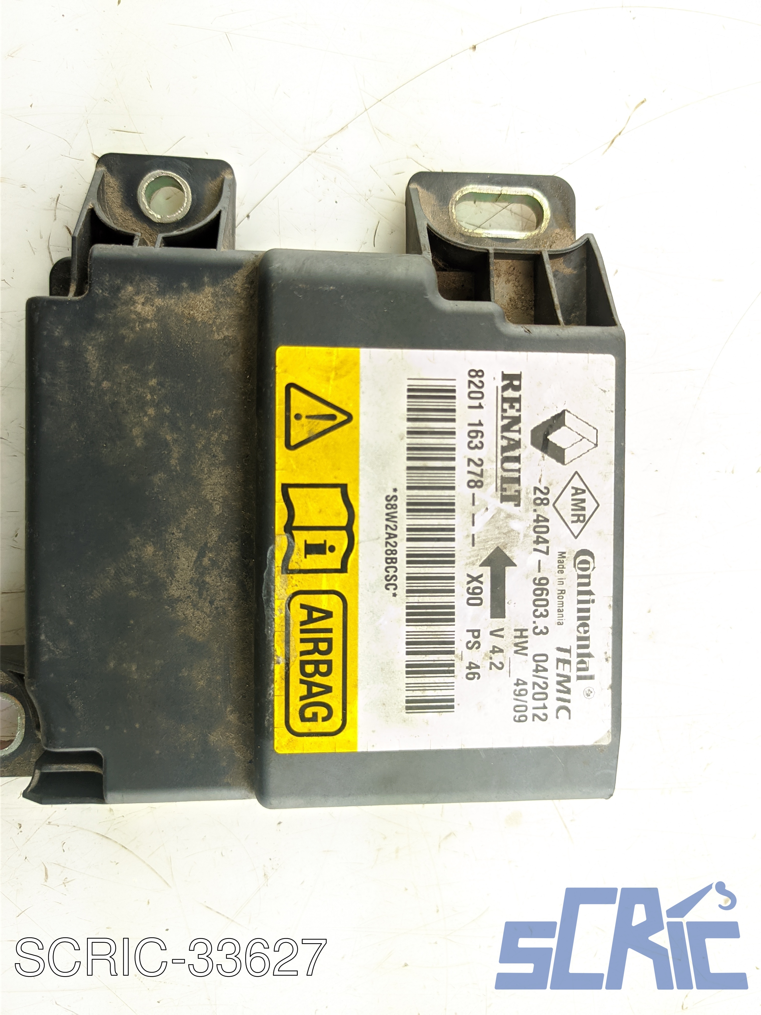 Centralina Airbag DACIA SANDERO 2008-2023 8201163278, 28404796023, 8201163278