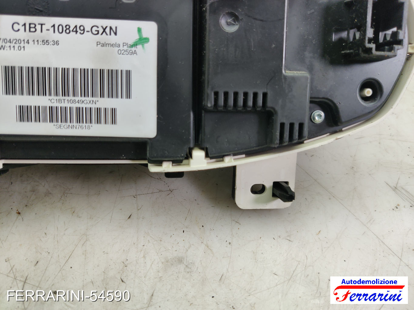 Quadro Contachilometri FORD FIESTA 6 CB1, CCN 1.5 TDCI 2012-2017 C1BT10849GXN