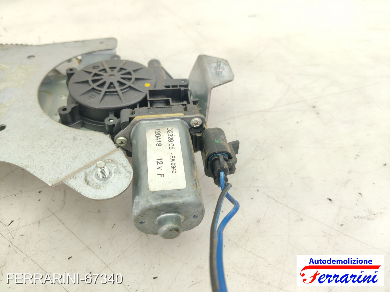 Alzavetro RENAULT KANGOO KC0/1 2001-2007 sinistro, sx, frontale, anteriore