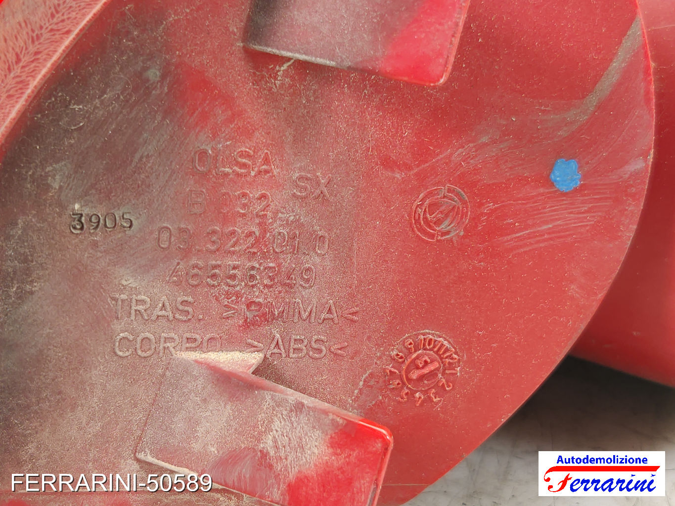 Fanalino Stop Posteriore ALFA ROMEO 147 937 2001-2010 sinistro, sx 46556349