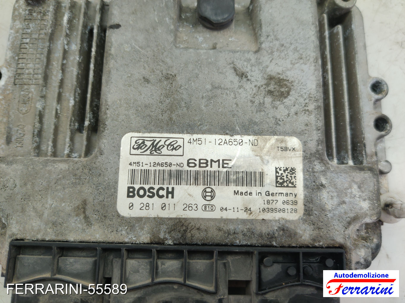 Centralina Motore FORD FOCUS C-MAX DM2 1.6 TDCI 2003-2007 4M5112A650ND 6