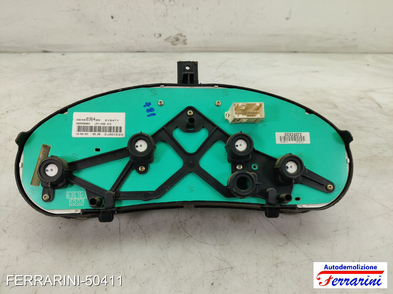 Quadro Contachilometri PEUGEOT 206 2L, 2M 1.4I 2009-2013 9648836480, 6104TY 7