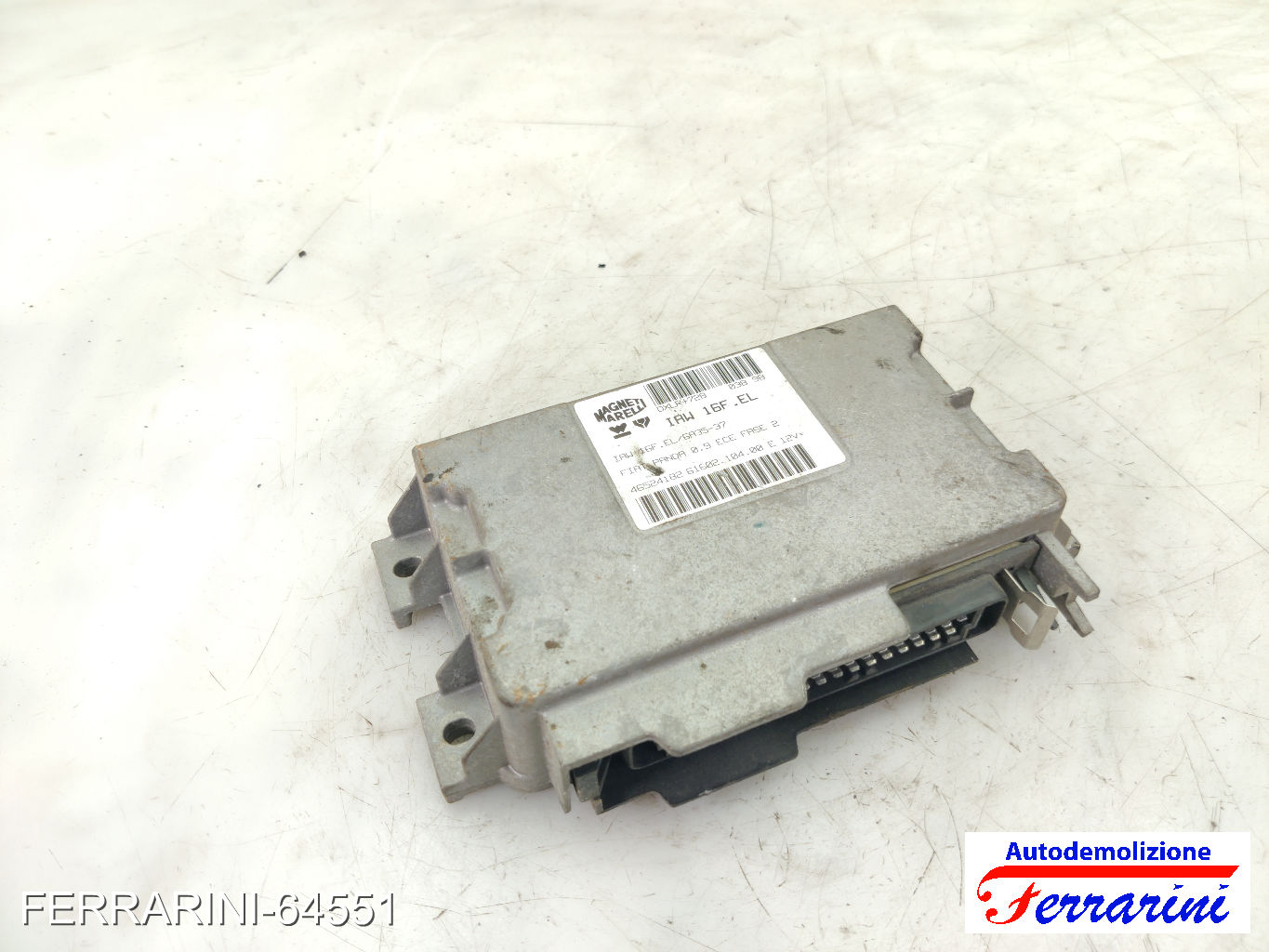Centralina Motore FIAT PANDA 141 900 1992-1996 46524182, 26160210400, 6A3537