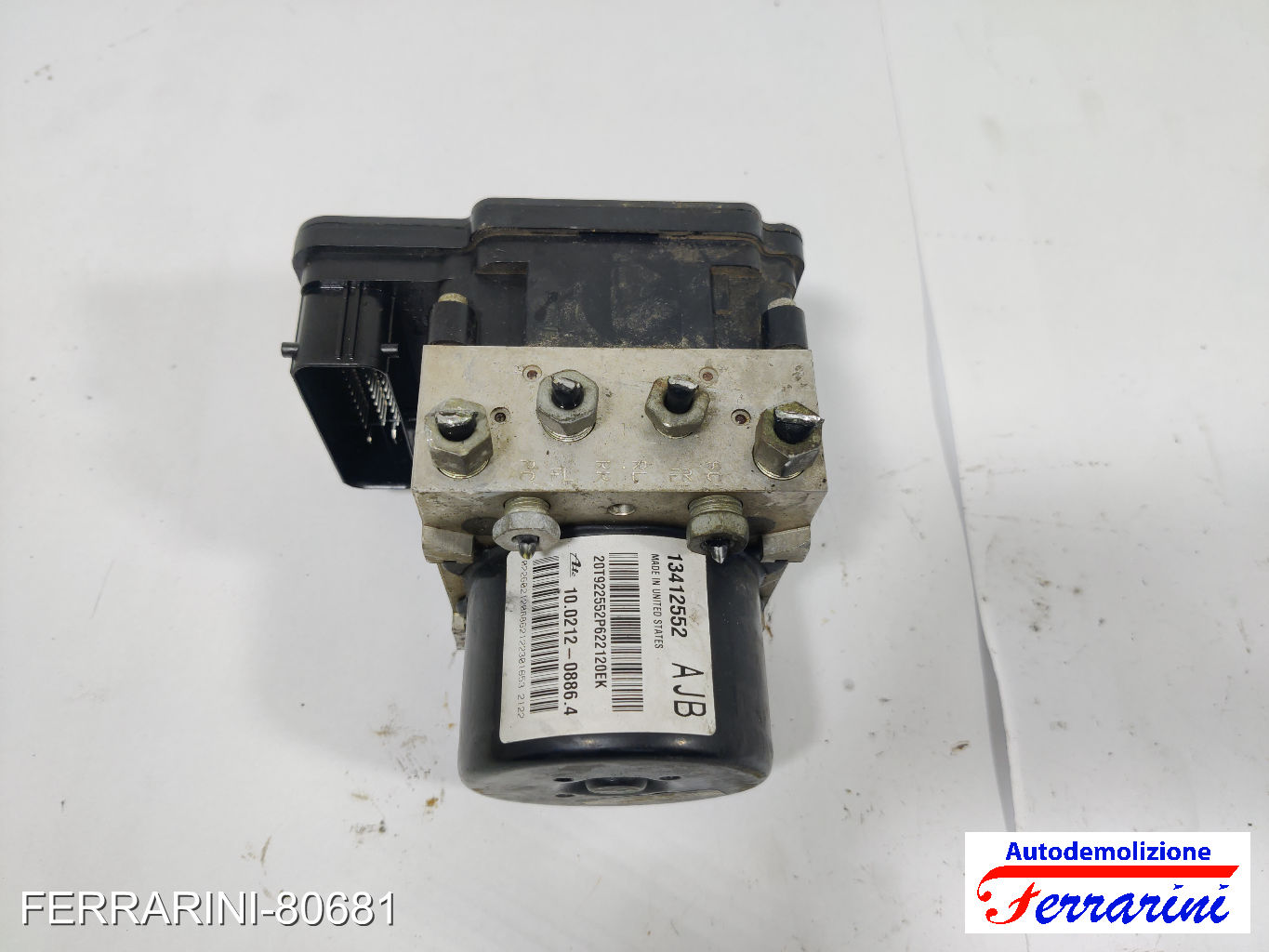 Centralina Pompa Abs OPEL ZAFIRA TOURER C P12 1.6 CNG 2011-2023 7