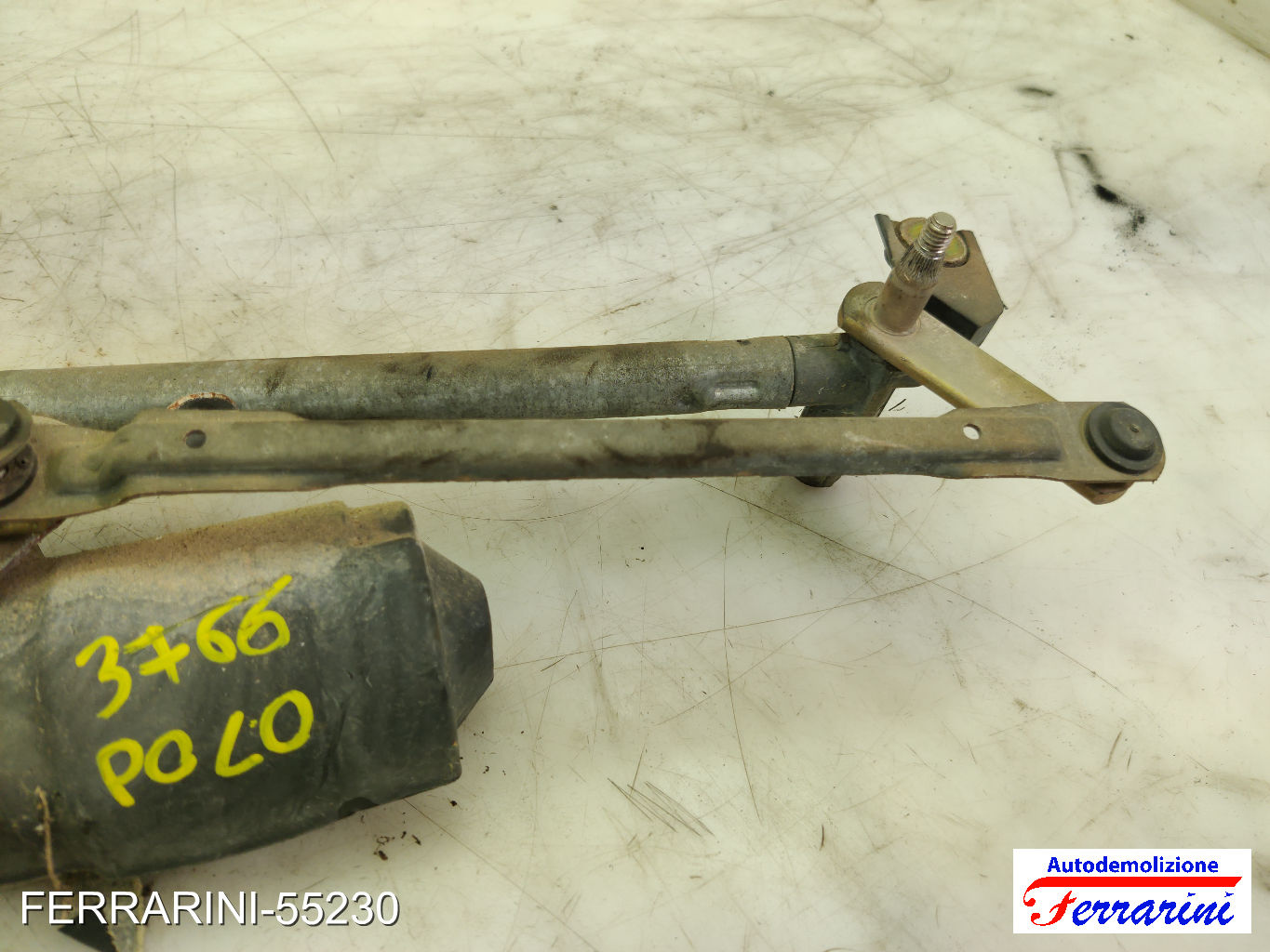 Spazzacqua Motorino Tergicristallo VW POLO 6N1 1995-1999 anteriore, frontale 7