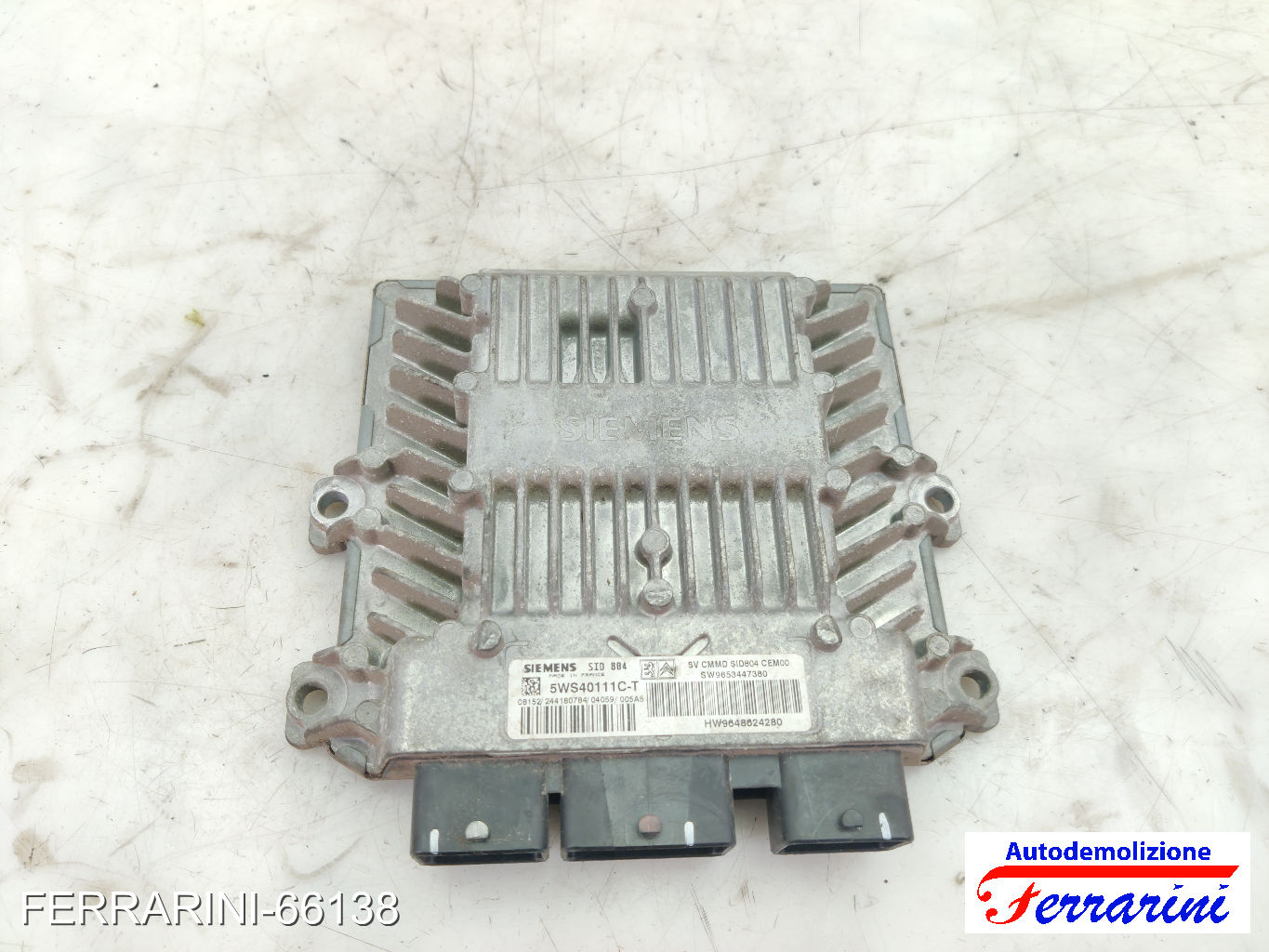 Centralina Motore CITROEN C2 JM 1.4 HDI 2003-2009 9653447380, 5WS40111C