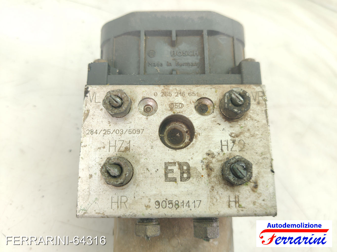 Centralina Pompa Abs OPEL ASTRA G SW T98 2.0 DI 1998-2004 0265216651, 0273004362 9